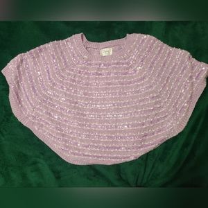 Justice girl's sweater, color purple, size 16